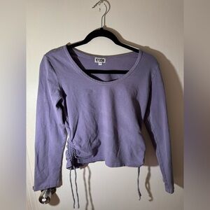 NYKO Women's Purple Long Sleeve Tee